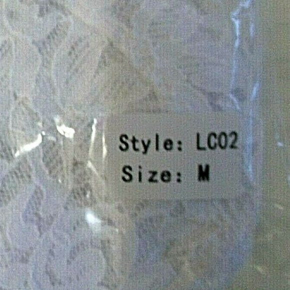 Elan White Lace Bralette Size M - Picture 5 of 9